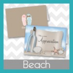 Beach Thank You Cards
