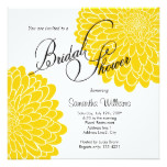 Yellow Chrysanthemum Bridal Shower Invitation