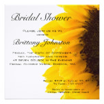 Yellow Sunflower Photo Bridal Shower Invitation