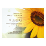 Yellow Sunflower Summer Bridal Shower Invite