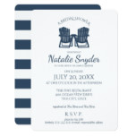 Adirondack Chairs Bridal Shower Card