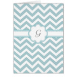 All Occasion Chevron Monogram  Thank You Note Card