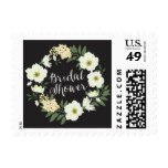 Anemone Floral Wreath Bridal Shower Stamp