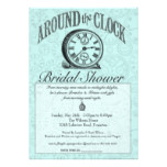 Around the Clock Bridal Shower Invitation