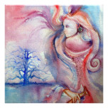AVALON Magic and Mystery soft pink blue white Card