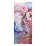 AVALON psychedelic , soft pink purple blue Card