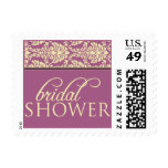 Baroque Elegance Bridal Shower Stamp (lavender)
