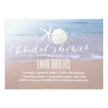 Beach Theme Starfish & Sand Dollar Bridal Shower Card