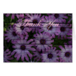 Beautiful elegant purple daisy  floral design card