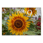 Beautiful elegant sunflower card