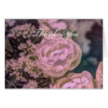 beautiful pink and dusty rose floral design card