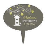 Birdhouse Swirls Cake Topper