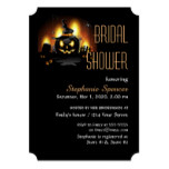 Black Pumpkin Bridal Shower Card