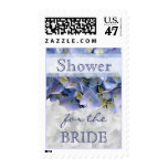 Blue Hydrangeas Bridal Shower Postage