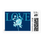Blue "Love" Stamp
