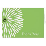 Bold Bloom White Flower w/ Sage Thank You Card