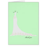 Bridal Gown Thank You Notes {Mint Green}