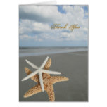 Bridal Party Beach Themed Custom Thank You Note Card