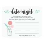 Bridal Shower Date Night Idea Card | Mason Jar