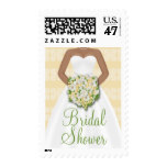 Bridal Shower Elegant Wedding Dress Stamp