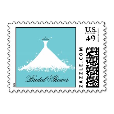 Bridal Shower in Blue Stamp