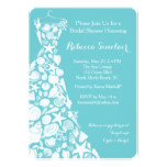 Bridal Shower Invitation, Beach, Sea Shell Dress Card