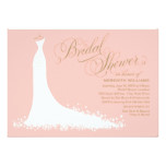 Bridal Shower Invitation | Elegant Wedding Gown
