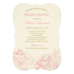 Bridal Shower Invitation | Pink Floral Peony