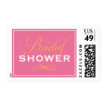Bridal Shower Postage | Pink Orange White