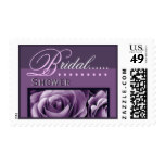 BRIDAL Shower - Shades of Purple - Roses Stamp