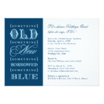 Bridal Shower | Something Old New Borrowed Blue Card