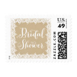 Bridal Shower Stamp | Kraft and Lace