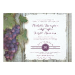 Bride Bridal Shower Rustic Country Wine Vineyard Card