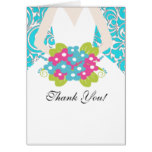 Bride Bridal Shower Thank You Note Card