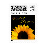 Bright Sunflower Bridal Shower Postage