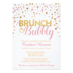 Brunch & Bubbly Glitter Bridal Shower Invitation