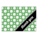 Cafe Green Assorted Polka Dot Thank You Card