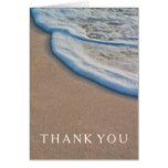 Casual Beach Wedding Thank You Card