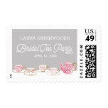Chic Bridal Tea Party | Bridal Shower Postage Stamp