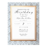 Chic French Art Deco Birthday Party Invite