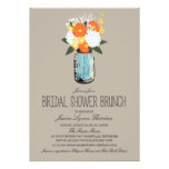 Citrus Bloom Mason Jar | Bridal Shower Brunch Card