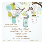 Country Rustic Mason Jar Bridal Shower Invites