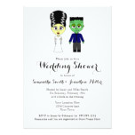 Couples Wedding Shower Halloween Theme Invitation