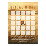 Cowboy Boots Country Bridal Shower Bingo Cards