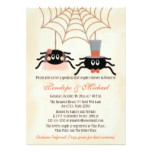 Cute Spider Halloween Couples Shower Card
