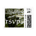 Dogwood Tree Blooms Country Wedding RSVP Stamp