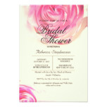 Elegant Pretty Pink Rose Print Card