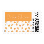 Elegant, warm fall bridal shower stamps