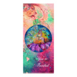 FAIRY IN THE NIGHT ,pink green blue red sparkles Card