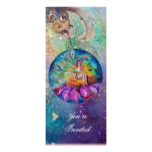 FAIRY IN THE NIGHT ,pink yellow blue red sparkles Card